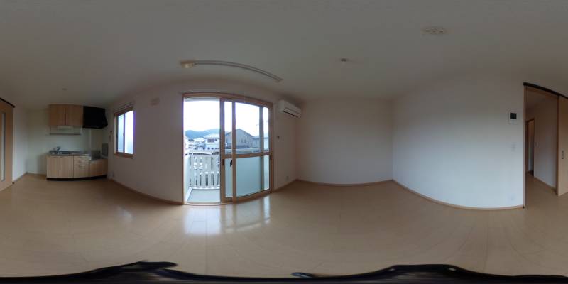 パノラマ画像リビング