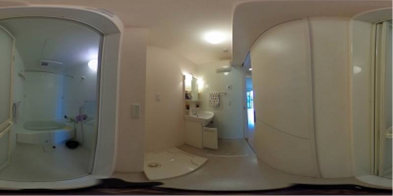 パノラマ画像洗面所