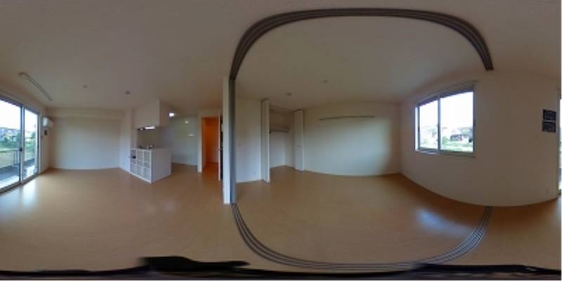 パノラマ画像リビング
