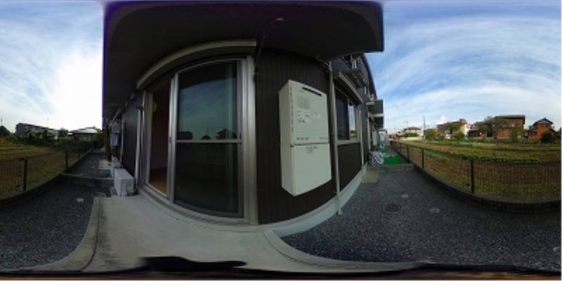 パノラマ画像バルコニー