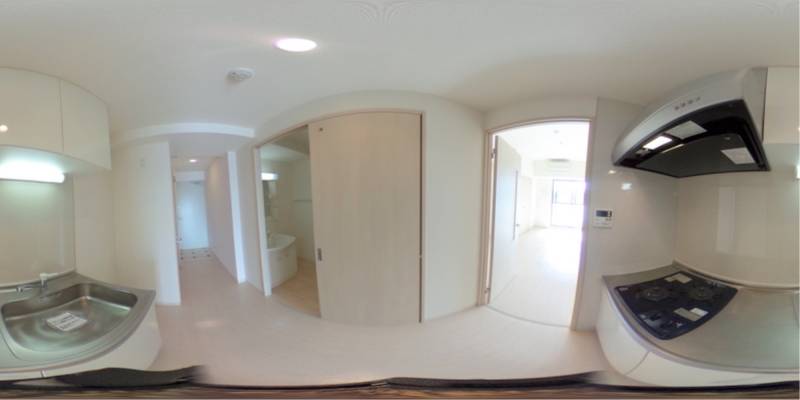 パノラマ画像キッチン