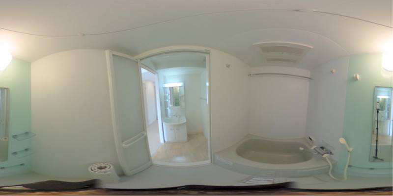 パノラマ画像バスルーム