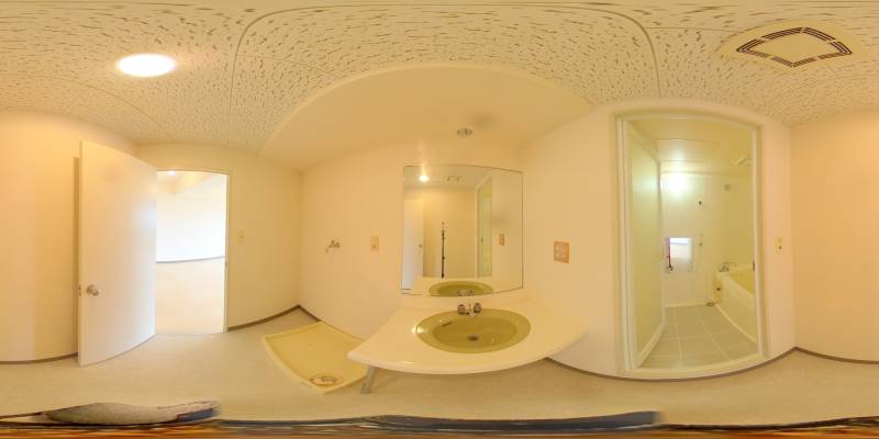 パノラマ画像洗面所