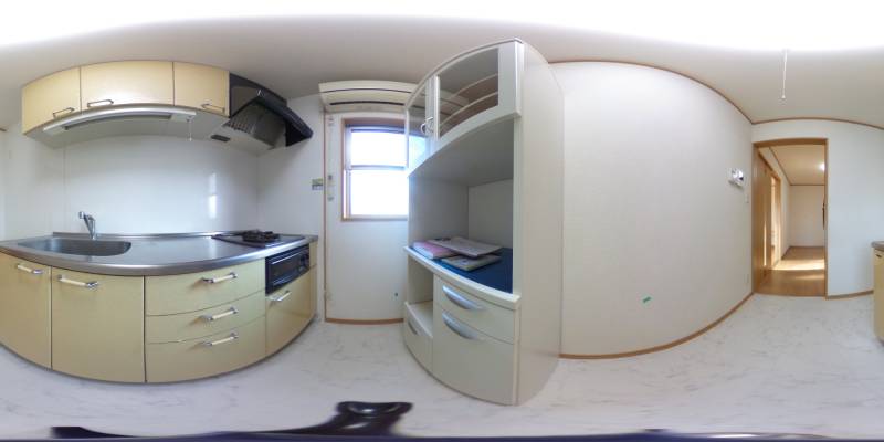 パノラマ画像キッチン