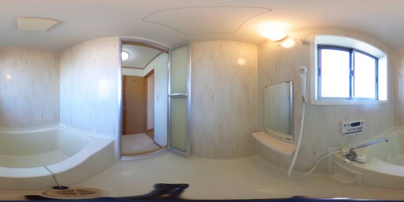 パノラマ画像バスルーム