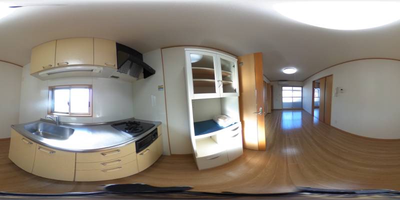 パノラマ画像キッチン