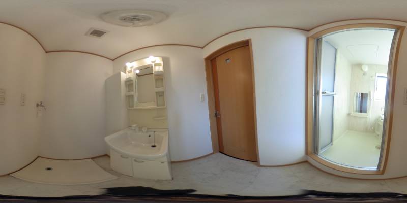 パノラマ画像洗面所