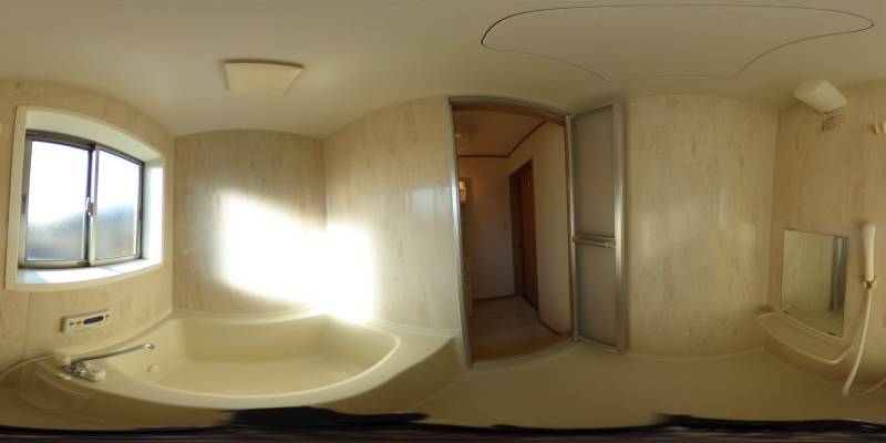 パノラマ画像バスルーム