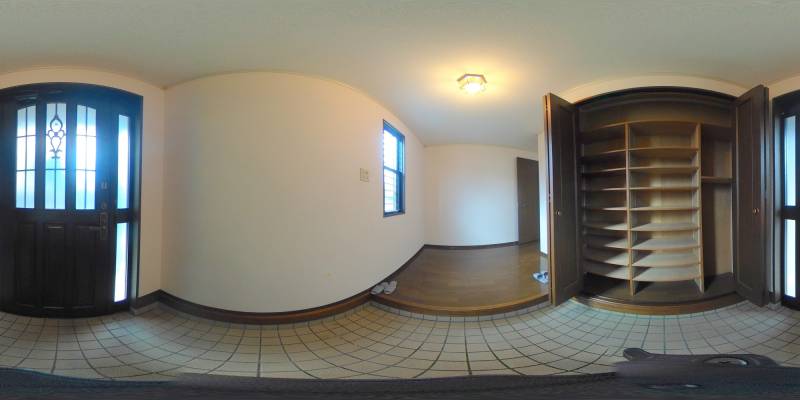 パノラマ画像玄関