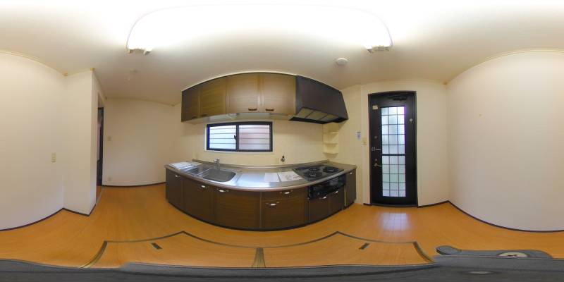 パノラマ画像キッチン