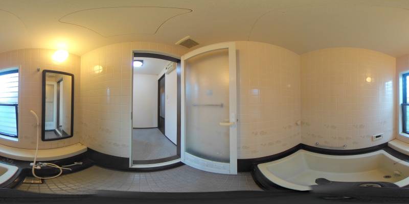 パノラマ画像バスルーム