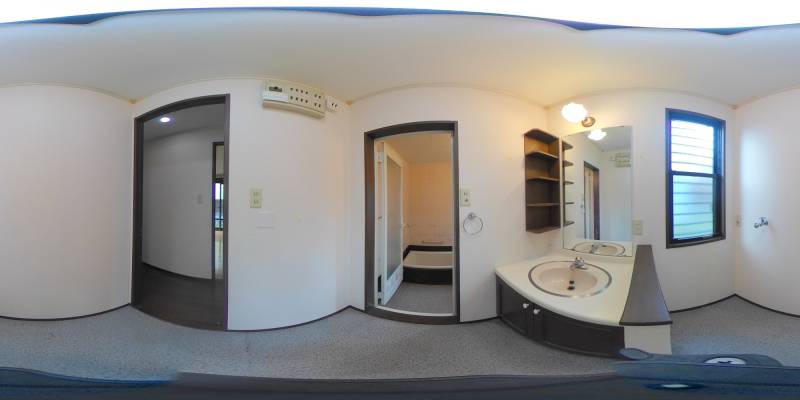 パノラマ画像洗面所