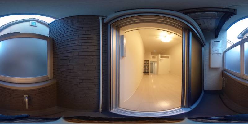 パノラマ画像バルコニー