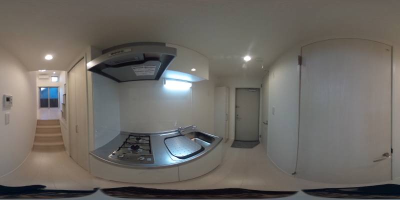 パノラマ画像キッチン