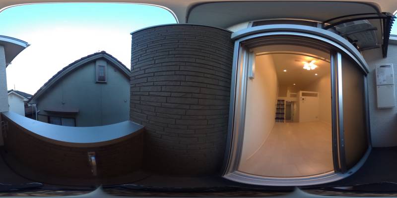 パノラマ画像バルコニー