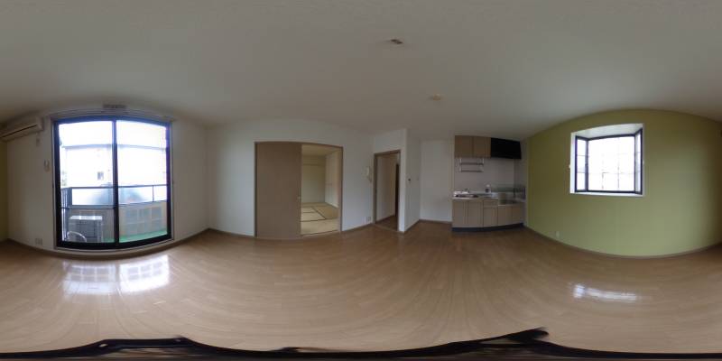 パノラマ画像リビング