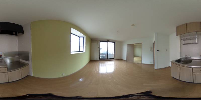 パノラマ画像キッチン