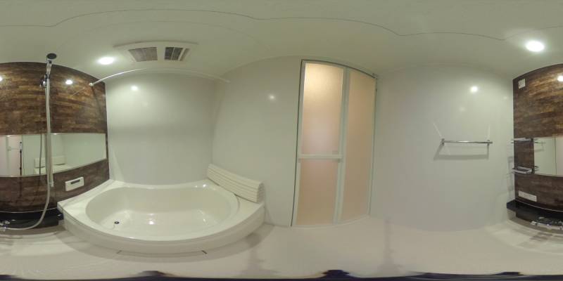 パノラマ画像バスルーム