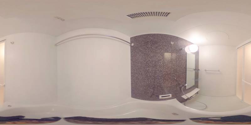 パノラマ画像バスルーム