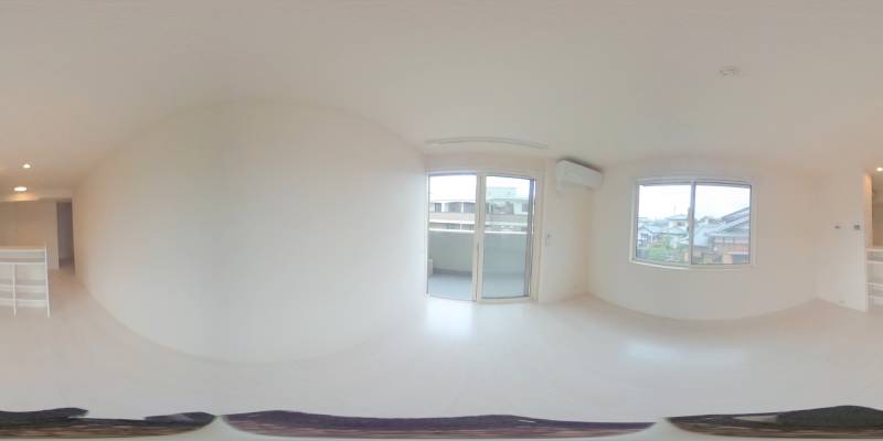 パノラマ画像リビング