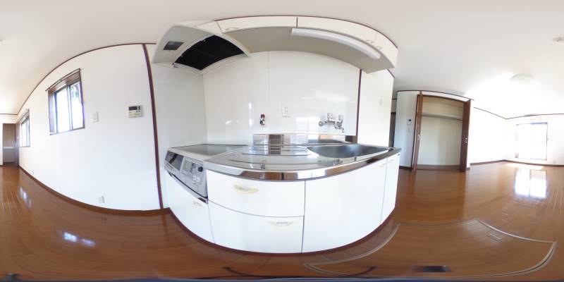 パノラマ画像キッチン