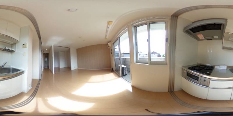 パノラマ画像キッチン