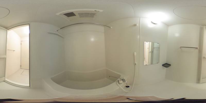 パノラマ画像バスルーム