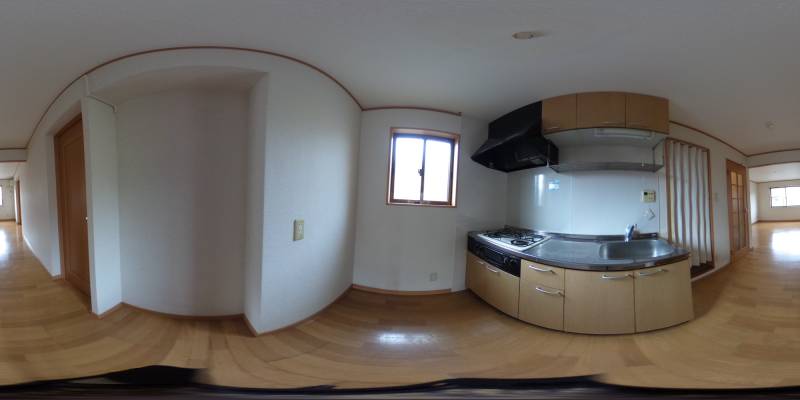 パノラマ画像キッチン