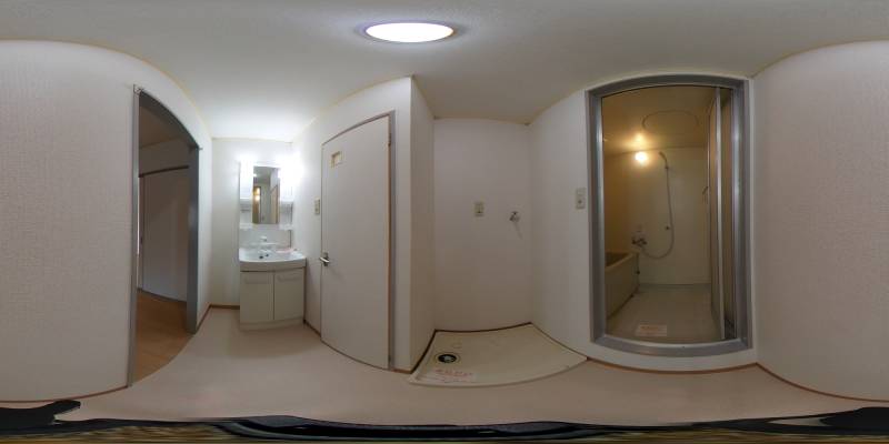 パノラマ画像洗面所