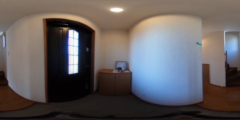 パノラマ画像玄関