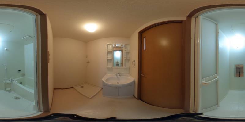 パノラマ画像洗面所