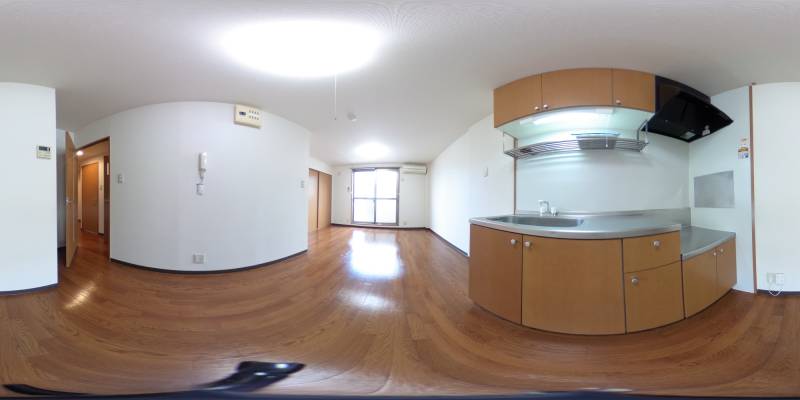 パノラマ画像キッチン