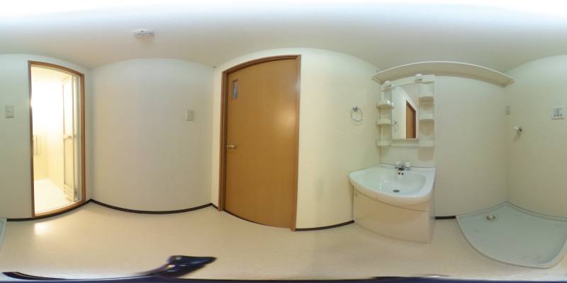 パノラマ画像洗面所