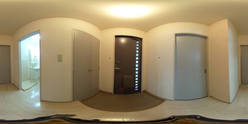 パノラマ画像玄関