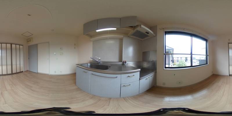 パノラマ画像キッチン
