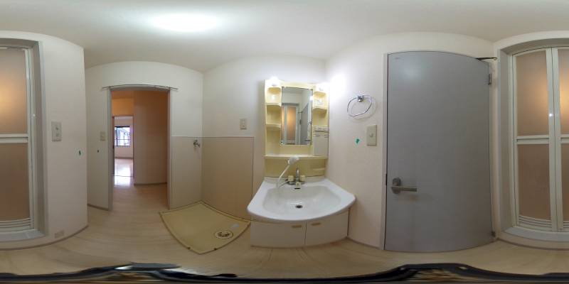 パノラマ画像洗面所