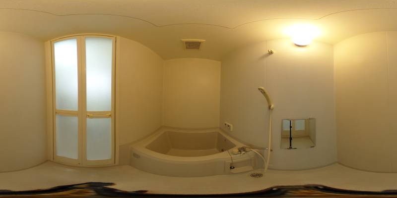 パノラマ画像バスルーム