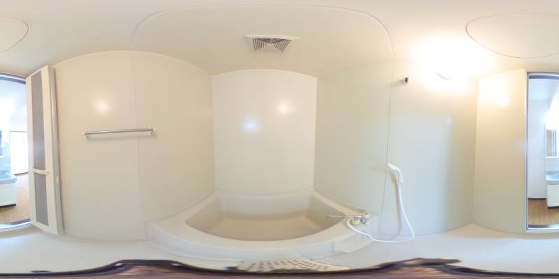 パノラマ画像バスルーム