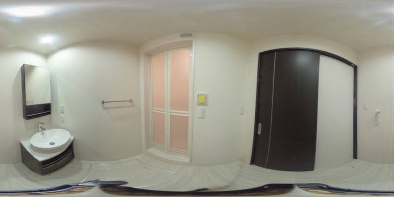 パノラマ画像洗面所