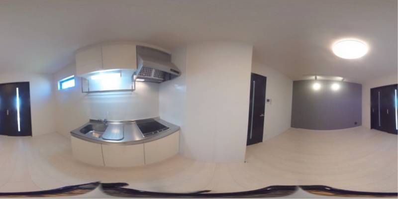 パノラマ画像キッチン