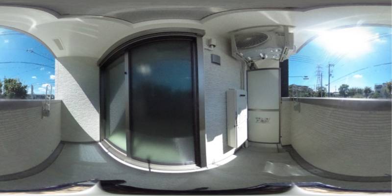 パノラマ画像バルコニー