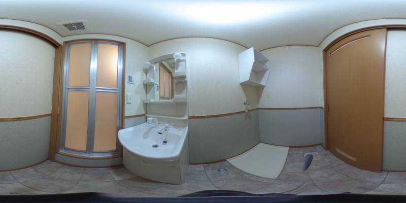 パノラマ画像洗面所