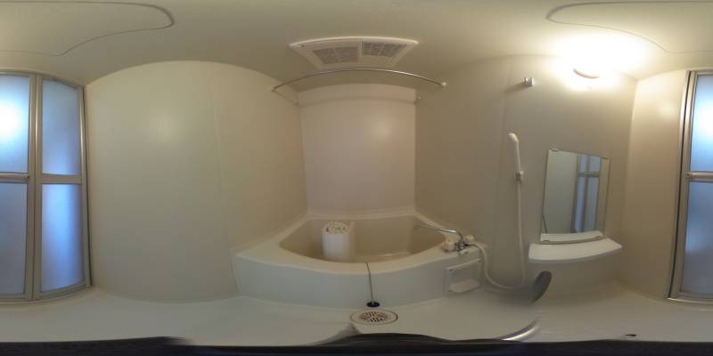 パノラマ画像バスルーム