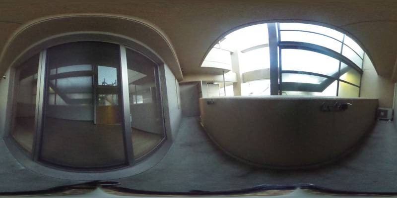 パノラマ画像バルコニー