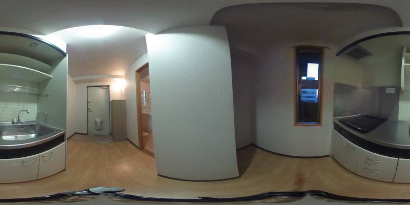 パノラマ画像キッチン