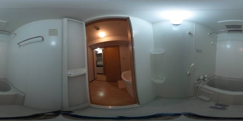 パノラマ画像バスルーム