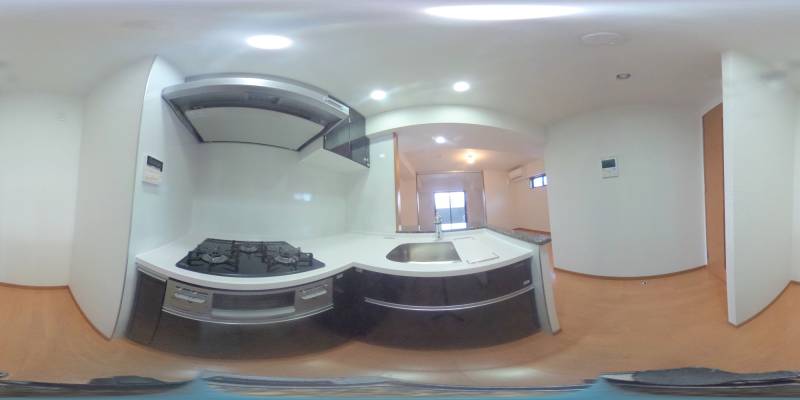 パノラマ画像キッチン