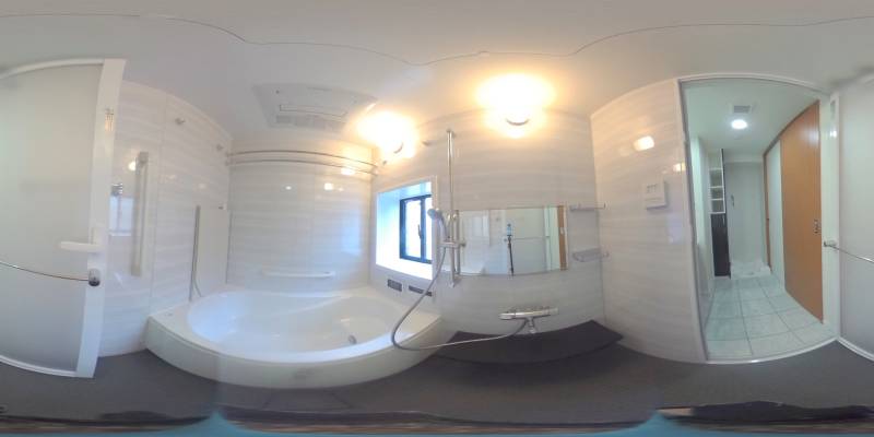 パノラマ画像バスルーム