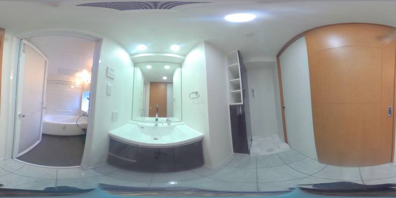 パノラマ画像洗面所