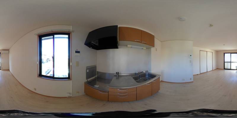 パノラマ画像キッチン